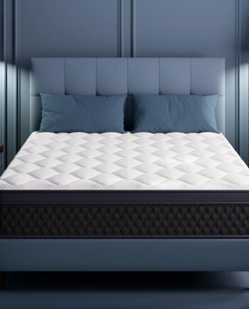 12 Inch  Breathable Memory Foam Hybrid Mattress with Individually Pocketed Springs for Isolate Motion, Fiberglass Free, Edge Support Mattress in a Box, ® Certified